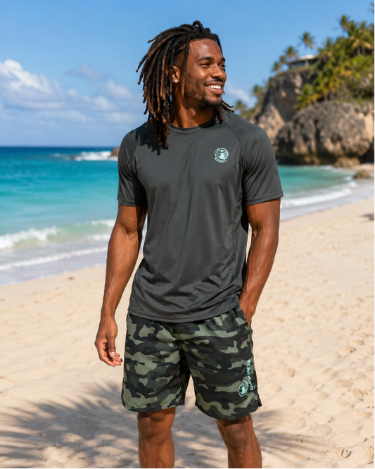 BF Men's Camo Short Set