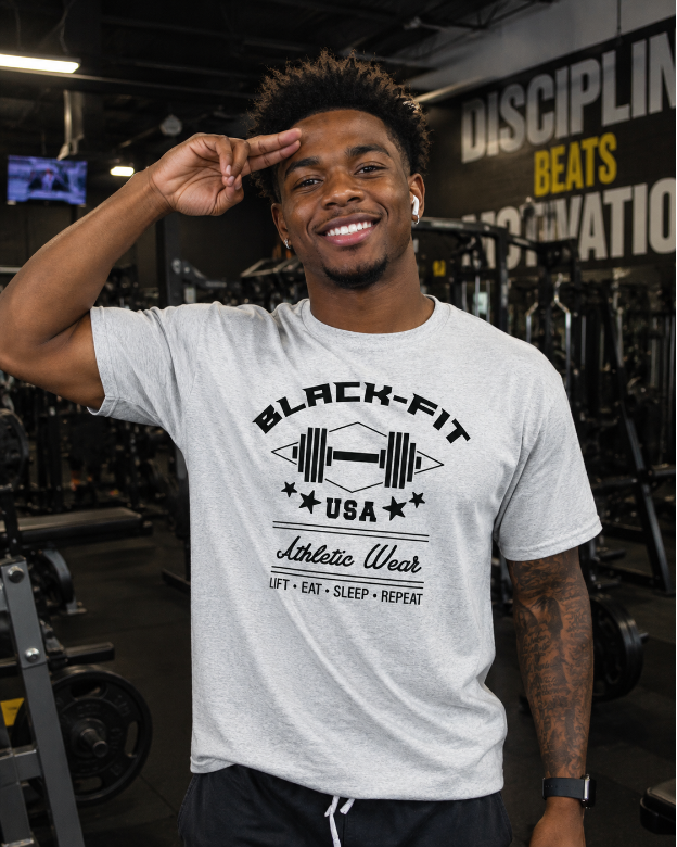 Black Fit Men's T-Shirt