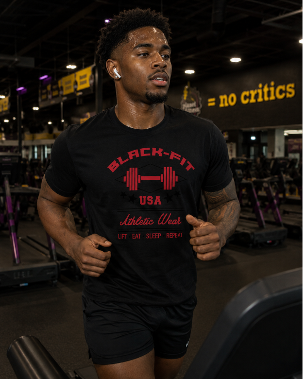 Black Fit Men's T-Shirt