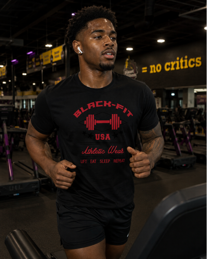 Black Fit Men's T-Shirt