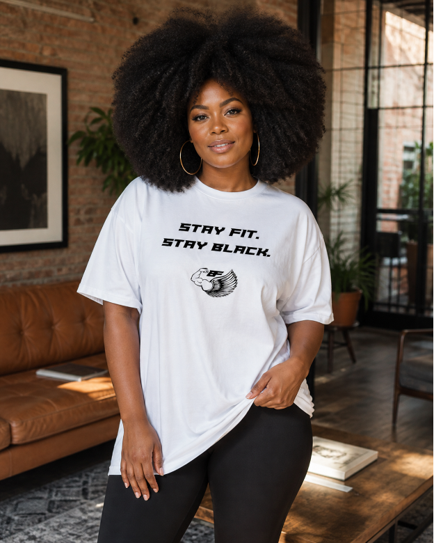 Women’s Stay Fit Stay Black Tee